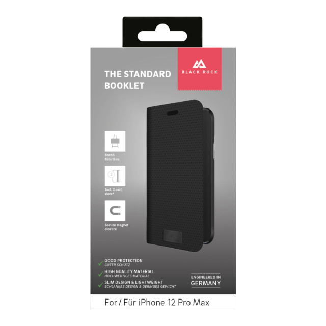 【iPhone12 Pro Max ケース】The Standard Booklet (Black)goods_nameサブ画像