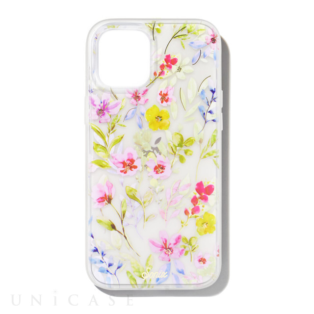 【iPhone12 mini ケース】AntiMicrobial Clear Coat (PRAIRIE FLORAL)