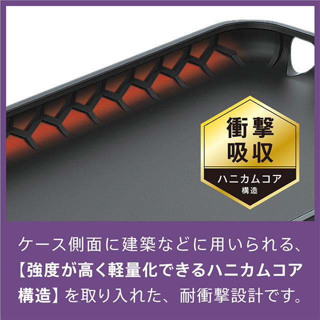 【iPhone12/12 Pro ケース】[GRAV] 衝撃吸収 抗菌ハイブリッドケース (ブラック)goods_nameサブ画像