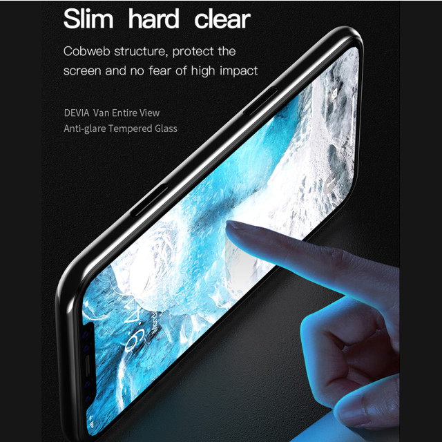 【iPhone12 Pro Max フィルム】Van Entire View 特殊強化処理 強化 ガラス構造 保護フィルム フルカバー アンチグレアサブ画像