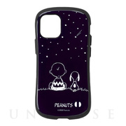 【iPhone12 mini ケース】PEANUTS iFace First Classケース (スヌーピー＆チャーリー・ブラウン/ネイビー)