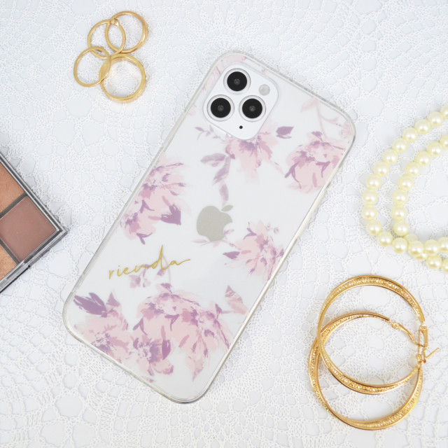 【iPhone12/12 Pro ケース】rienda TPUクリアケース (Fall Flower/ベビーピンク)goods_nameサブ画像