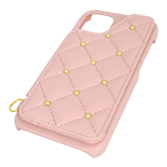 【iPhone12 mini ケース】CECIL McBEE キルティング背面ケース (PINK)サブ画像