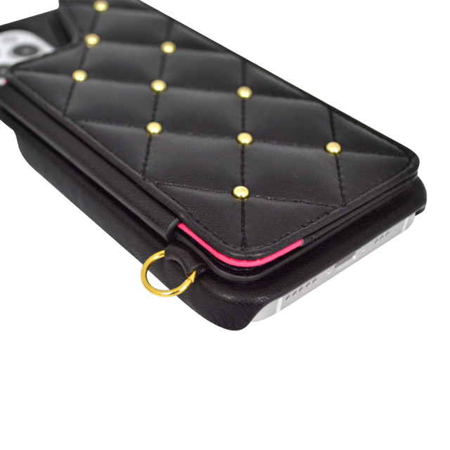 【iPhone12/12 Pro ケース】CECIL McBEE キルティング背面ケース (BLACK)goods_nameサブ画像