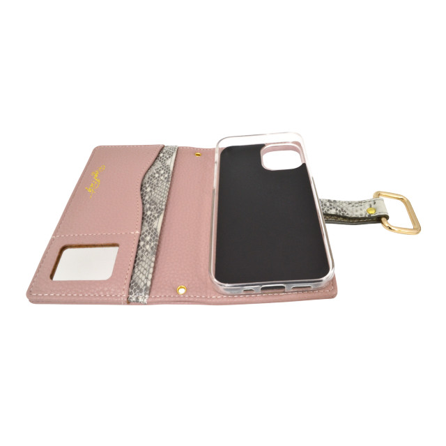 【iPhone12 mini ケース】ROYAL PARTY 手帳ケース パイソン (PINKBEIGE)goods_nameサブ画像