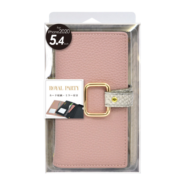 【iPhone12 mini ケース】ROYAL PARTY 手帳ケース パイソン (PINKBEIGE)goods_nameサブ画像