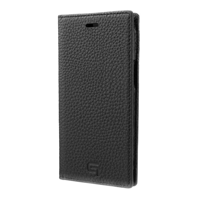 【iPhone12 mini ケース】Shrunken-Calf Leather Book Case (Black)goods_nameサブ画像