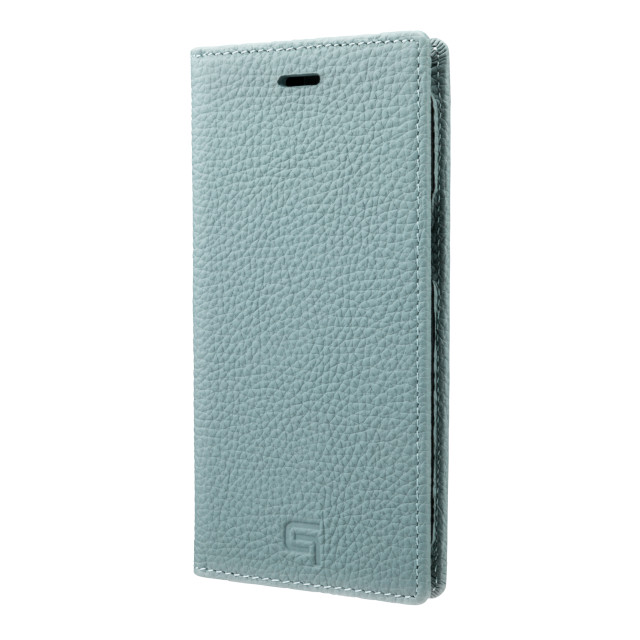 【iPhone12 mini ケース】Shrunken-Calf Leather Book Case (Baby Blue)goods_nameサブ画像