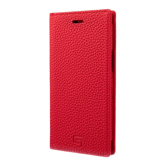 【iPhone12 mini ケース】Shrunken-Calf Leather Book Case (Red)サブ画像