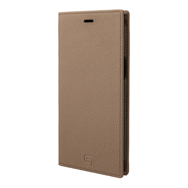 【iPhone12 Pro Max ケース】Shrunken-Calf Leather Book Case (Taupe)サブ画像