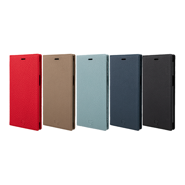 【iPhone12 Pro Max ケース】Shrunken-Calf Leather Book Case (Red)サブ画像