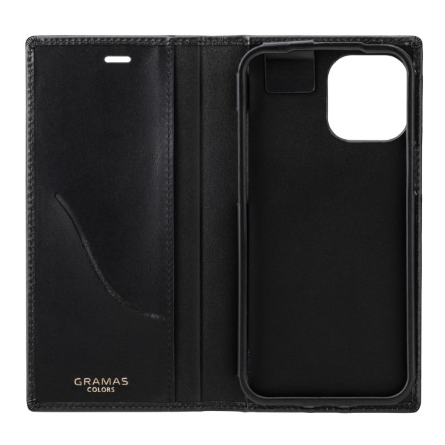 【iPhone12 Pro Max ケース】Italian Genuine Leather Book Case (Navy)goods_nameサブ画像