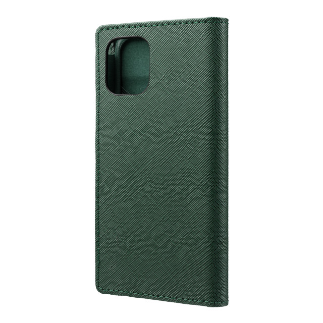 【iPhone12 mini ケース】“EURO Passione” PU Leather Book Case (Forest Green)サブ画像