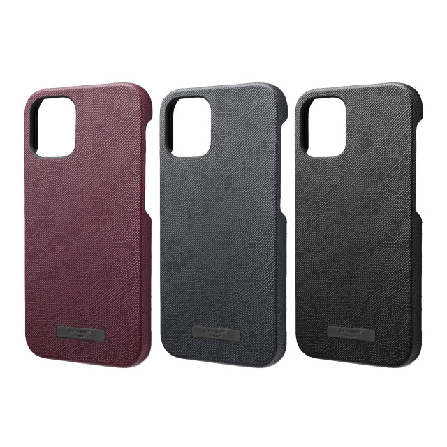 【iPhone12 mini ケース】“EURO Passione” PU Leather Shell Case (Black)サブ画像