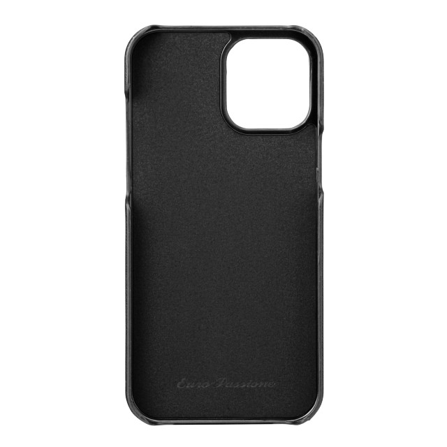 【iPhone12 Pro Max ケース】“EURO Passione” PU Leather Shell Case (Black)goods_nameサブ画像