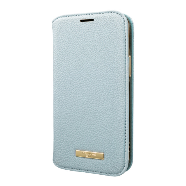 【iPhone12 mini ケース】“Shrink” PU Leather Book Case (Light Blue)サブ画像