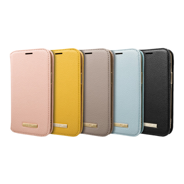 【iPhone12 mini ケース】“Shrink” PU Leather Book Case (Greige)サブ画像