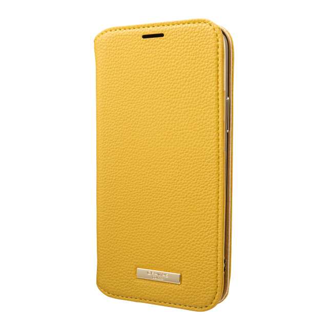 【iPhone12/12 Pro ケース】“Shrink” PU Leather Book Case (Lemon)サブ画像