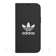 【iPhone12 mini ケース】Booklet Case BASIC FW20 (Black/White)