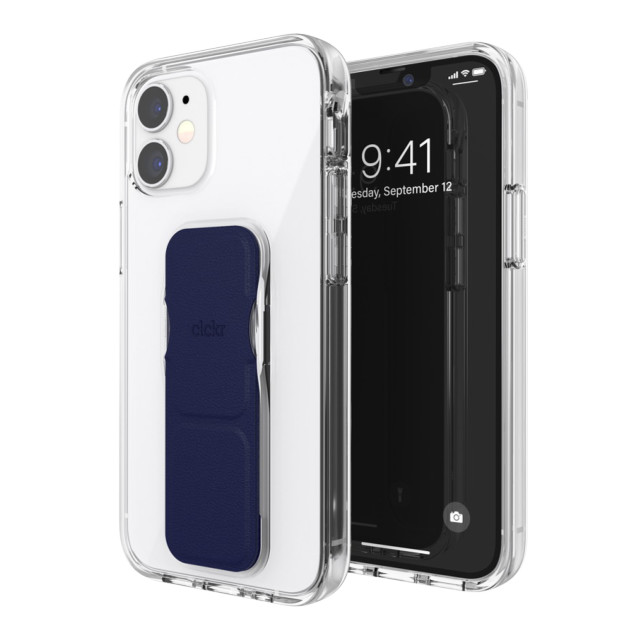 【iPhone12 mini ケース】CLEAR GRIPCASE Clear (clear/blue)サブ画像