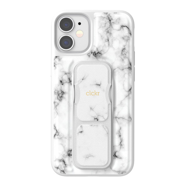 【iPhone12 mini ケース】CLEAR GRIPCASE Marble (White Marble)サブ画像