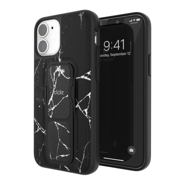 【iPhone12 mini ケース】CLEAR GRIPCASE Marble (Marble Black)goods_nameサブ画像