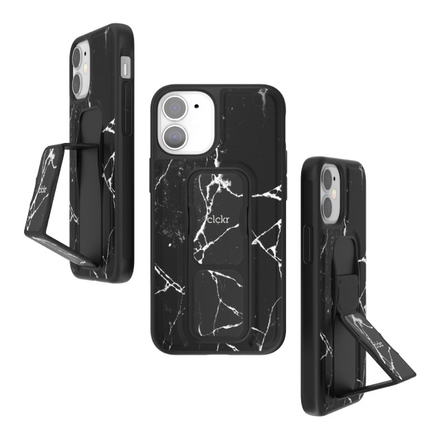 【iPhone12 mini ケース】CLEAR GRIPCASE Marble (Marble Black)goods_nameサブ画像