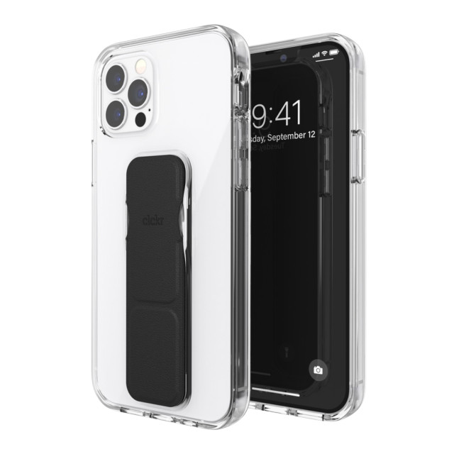【iPhone12/12 Pro ケース】CLEAR GRIPCASE Clear (clear/black)サブ画像