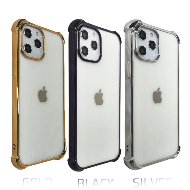 【iPhone12/12 Pro ケース】Glitter shockproof soft case (Black)goods_nameサブ画像