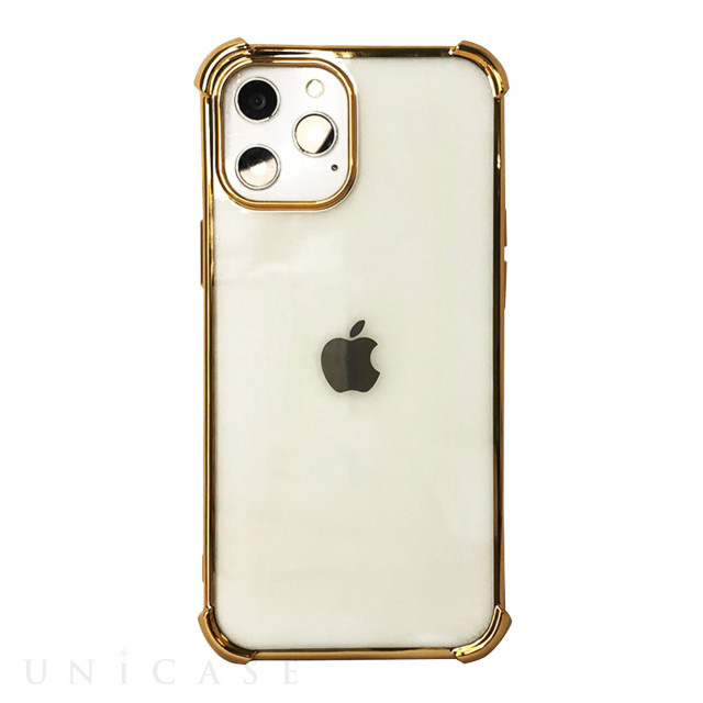 【iPhone12/12 Pro ケース】Glitter shockproof soft case (Gold)