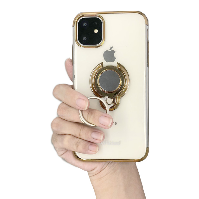 【iPhone12 mini ケース】Electroplated Ring PC Case (ブラック)goods_nameサブ画像