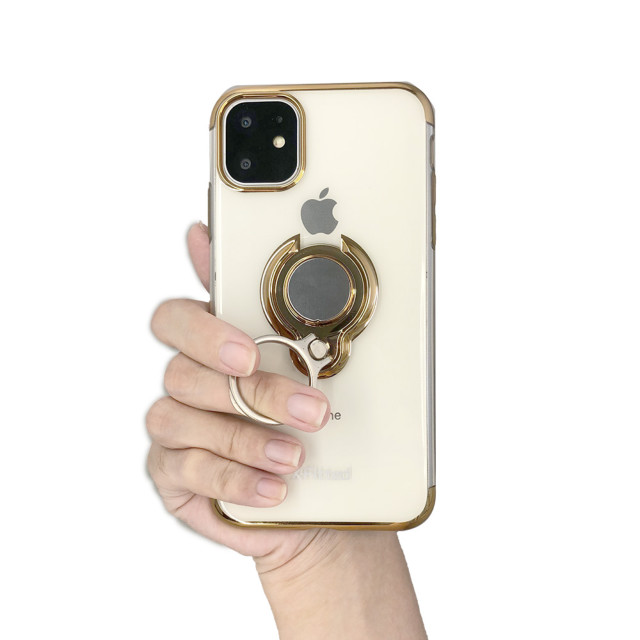 【iPhone12 Pro Max ケース】Electroplated Ring PC Case (ゴールド)サブ画像