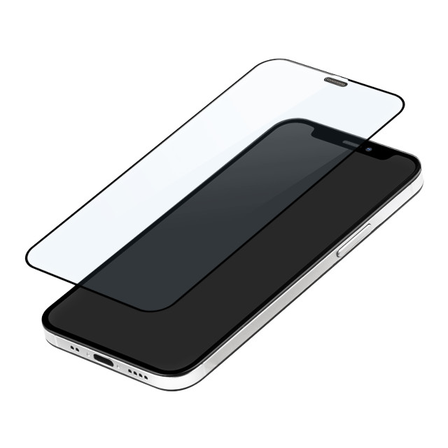【iPhone12 mini フィルム】貼りミスゼロ全面保護ガラス (光沢・ブルーライトカット)サブ画像