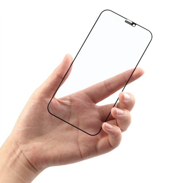 【iPhone12/12 Pro フィルム】貼りミスゼロ全面保護ガラス (抗菌)サブ画像