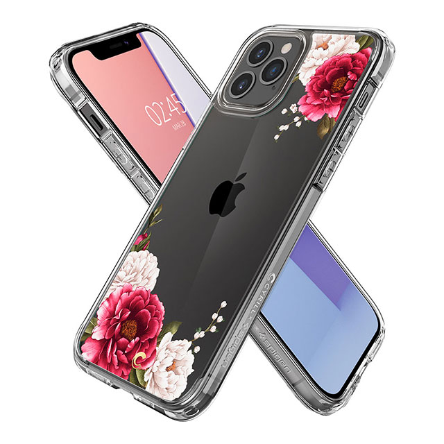 【iPhone12/12 Pro ケース】Cecile (Red Floral)サブ画像