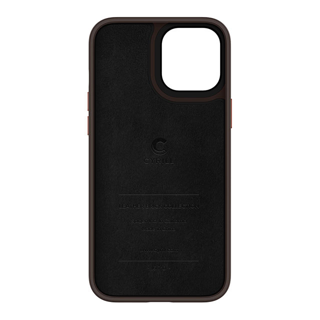 【iPhone12 Pro Max ケース】Leather Brick (Saddle Brown)goods_nameサブ画像