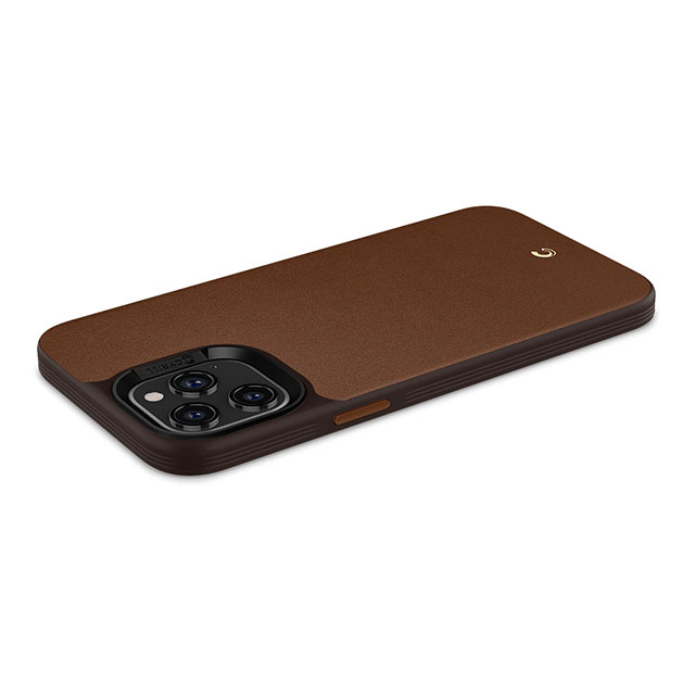 【iPhone12 Pro Max ケース】Leather Brick (Saddle Brown)サブ画像