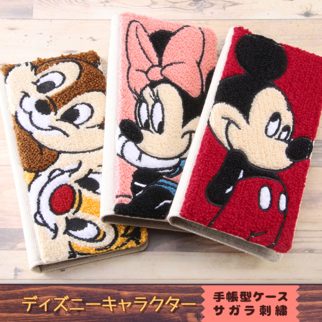 【iPhone12 mini ケース】ディズニーキャラクター/手帳型 FLEX CASE サガラ刺繍 (ミッキーマウス)goods_nameサブ画像