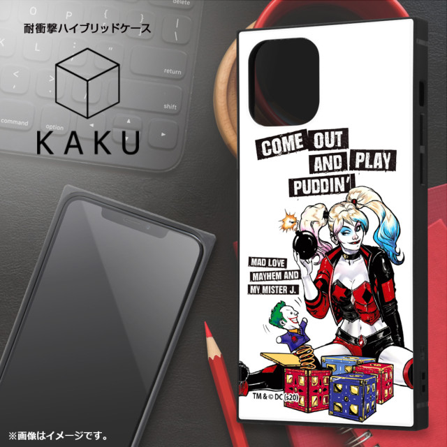 【iPhone12/12 Pro ケース】バットマン/耐衝撃ハイブリッドケース KAKU (COMIC)サブ画像