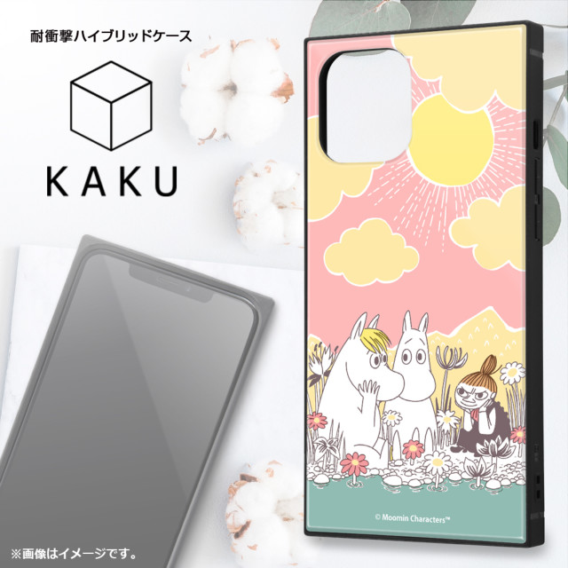 【iPhone12 Pro Max ケース】ムーミン/耐衝撃ハイブリッドケース KAKU (コミック_1)サブ画像