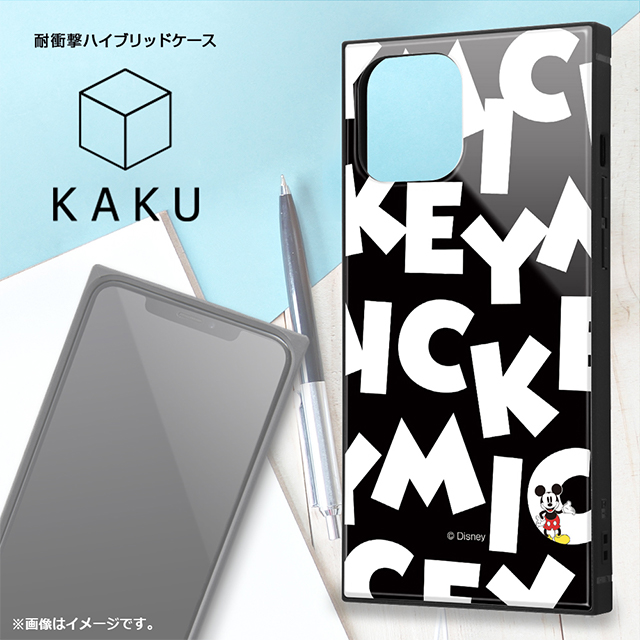 【iPhone12 Pro Max ケース】ディズニーキャラクター/耐衝撃ハイブリッドケース KAKU (ミニーマウス/I AM)サブ画像