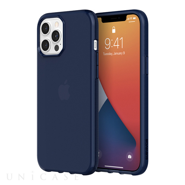 【iPhone12 Pro Max ケース】Survivor Clear (Navy)