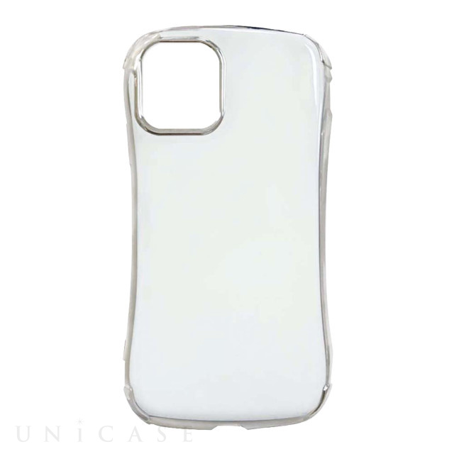 【iPhone12/12 Pro ケース】メッキTPU (WHITE＆SILVER)