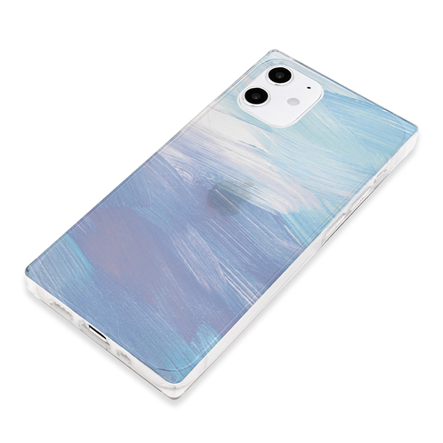 【iPhone12 mini ケース】ソフトスクウェアケース (Blue pastel)goods_nameサブ画像