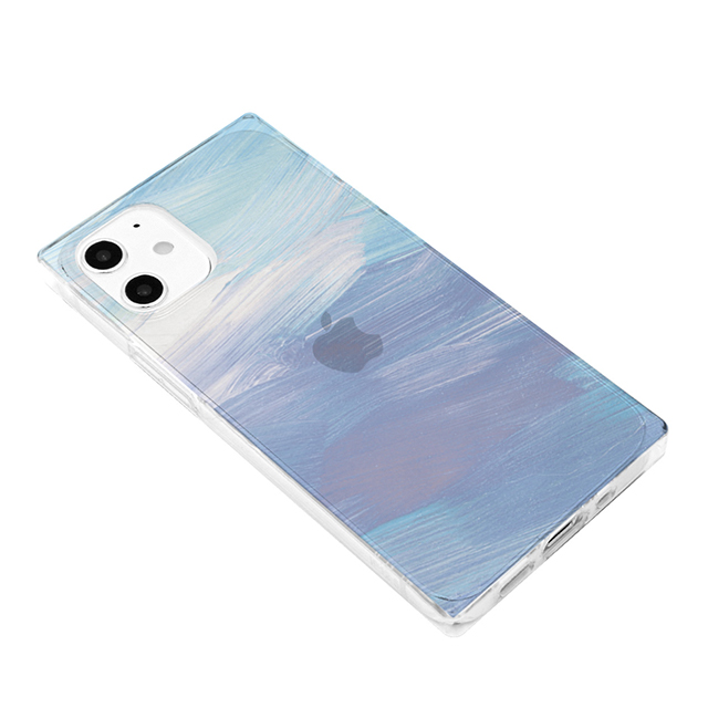 【iPhone12 mini ケース】ソフトスクウェアケース (Blue pastel)goods_nameサブ画像