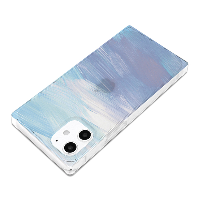 【iPhone12 mini ケース】ソフトスクウェアケース (Blue pastel)goods_nameサブ画像