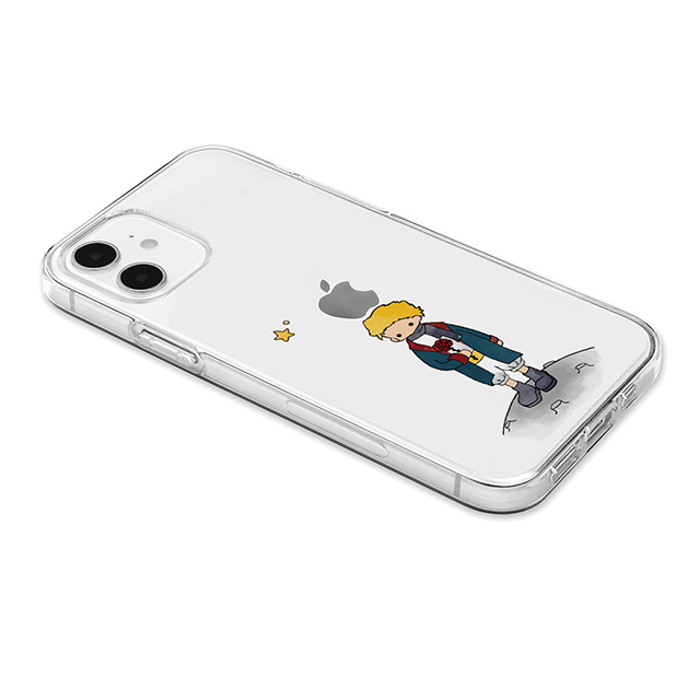 【iPhone12 mini ケース】ソフトクリアケース (リトルプリンスとバラ)サブ画像