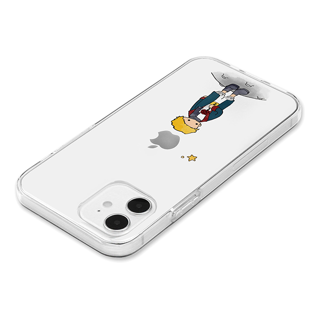【iPhone12 mini ケース】ソフトクリアケース (リトルプリンスとバラ)サブ画像