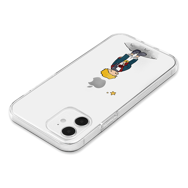 【iPhone12/12 Pro ケース】ソフトクリアケース (リトルプリンスとバラ)サブ画像