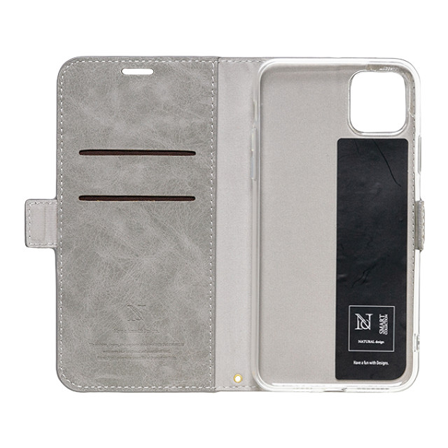 【iPhone12 Pro Max ケース】手帳型ケース Style Natural (Gray)サブ画像